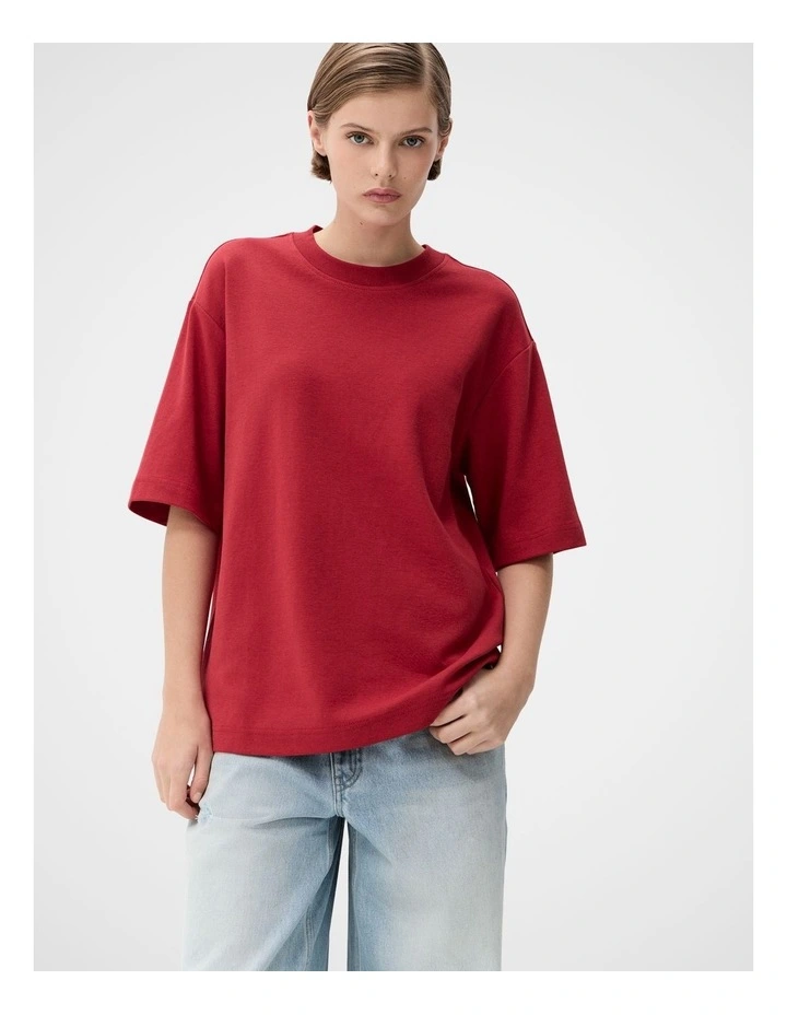 Aus Cotton Relaxed Tee image 1
