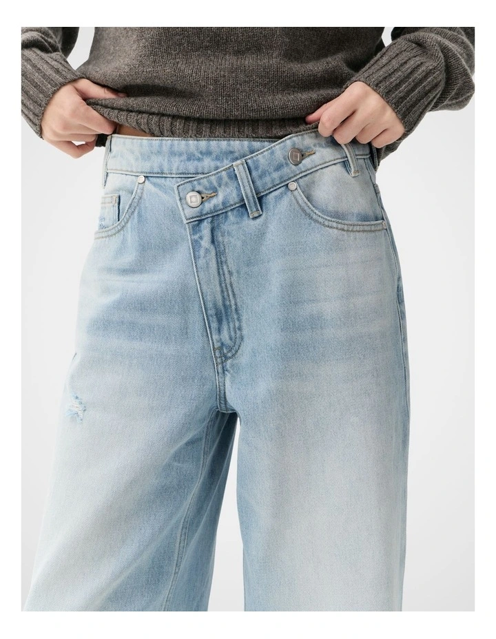Asymmetric Wide Leg Jean image 4