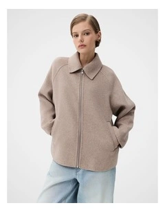 Collared Oversized Jacket