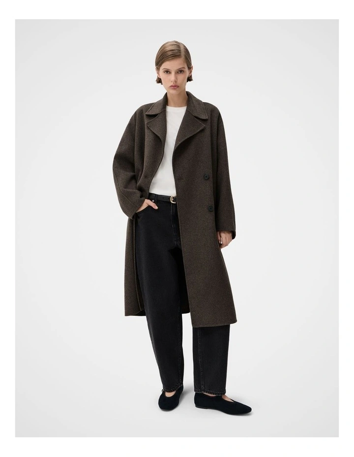 Oversized Double Breasted Coat image 1