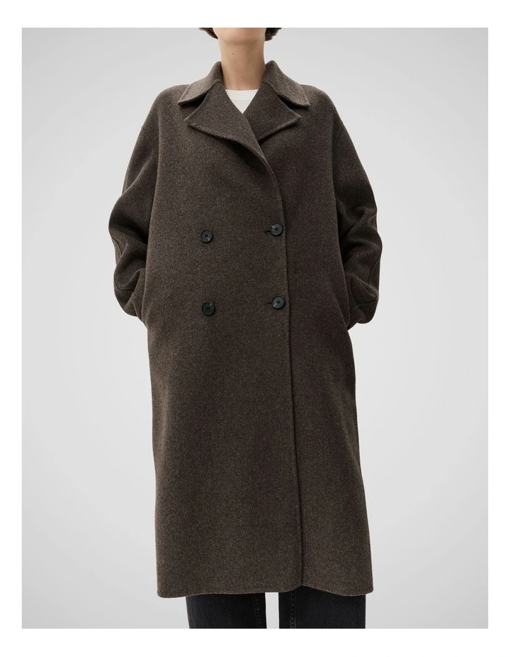 Oversized Double Breasted Coat image 4