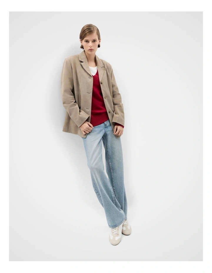Relaxed V Neck Knit image 3