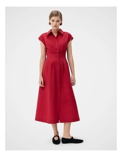 Collared Midi Dress
