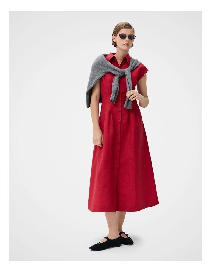 Collared Midi Dress image 3