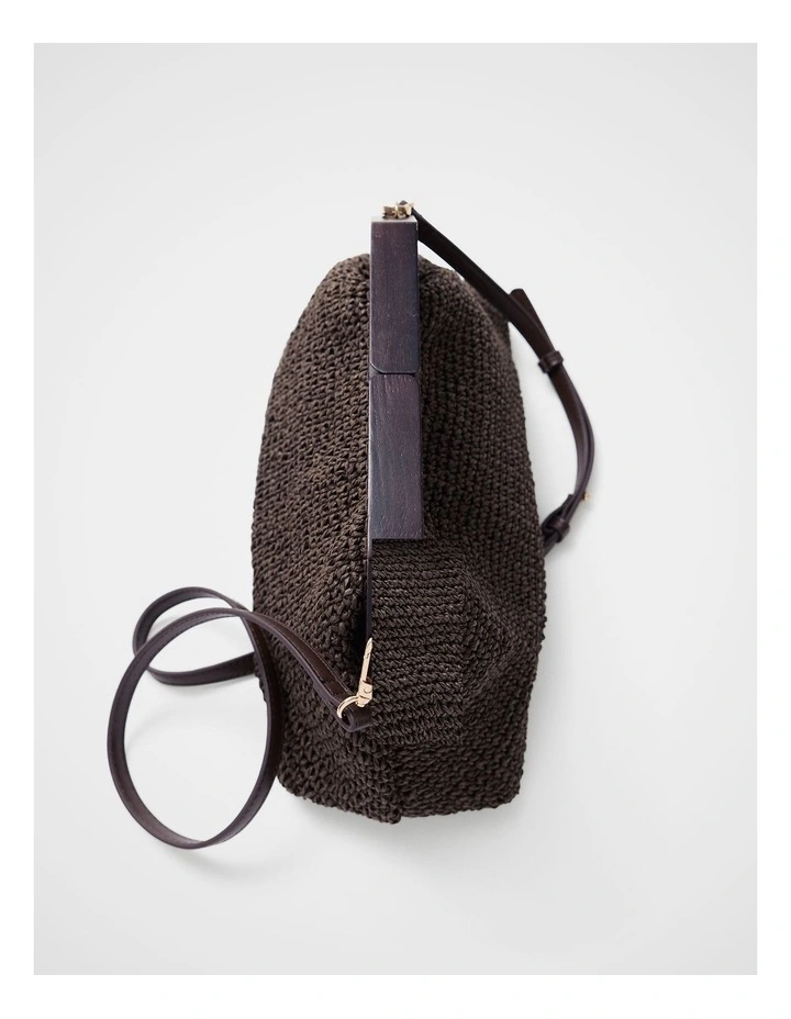Lea Wooden Frame Clutch image 2