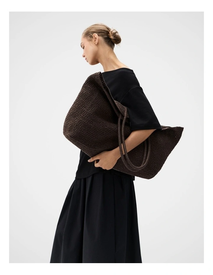 Arden Oversized Textured Tote image 3