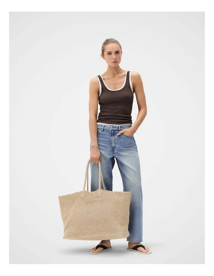 Arden Oversized Textured Tote image 3
