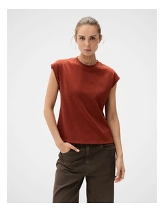 Aus Cotton Sleeveless Tee