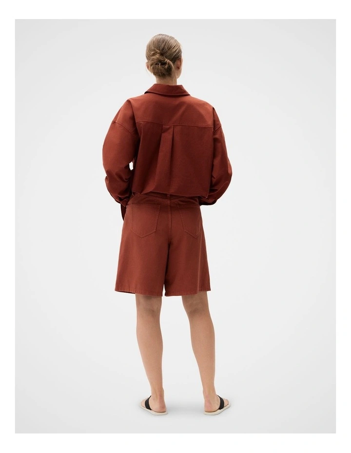 Pleat Front Bermuda Short image 2