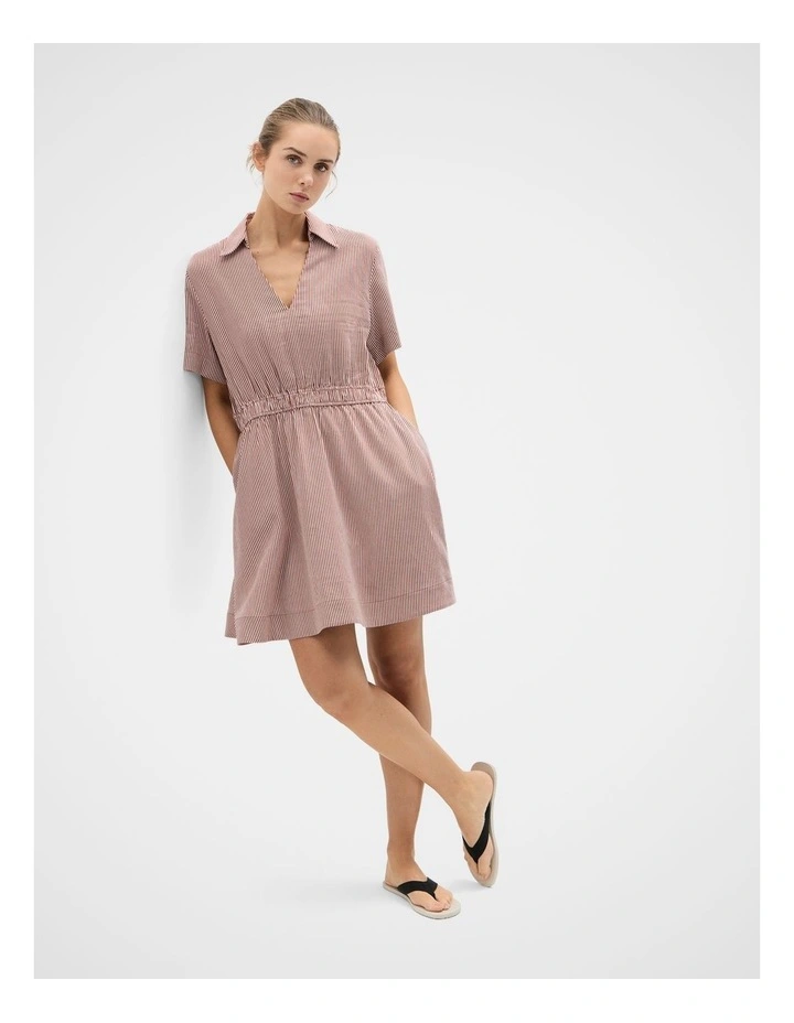 Collared V Neck Dress image 1