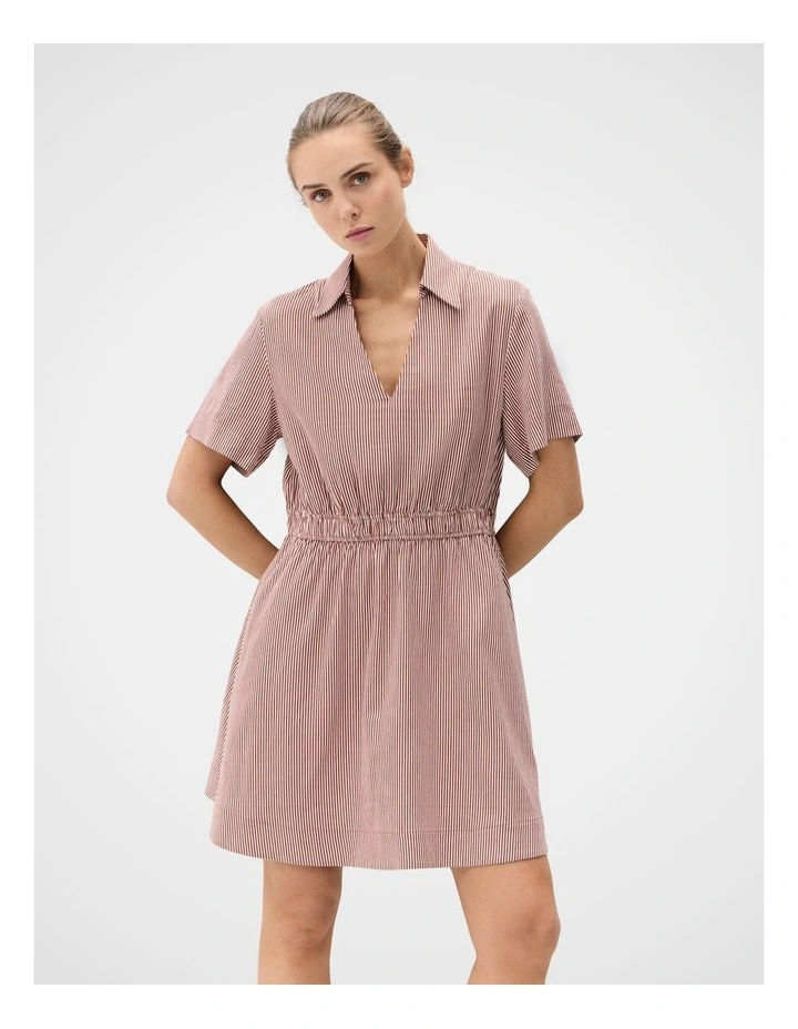 Collared V Neck Dress image 3
