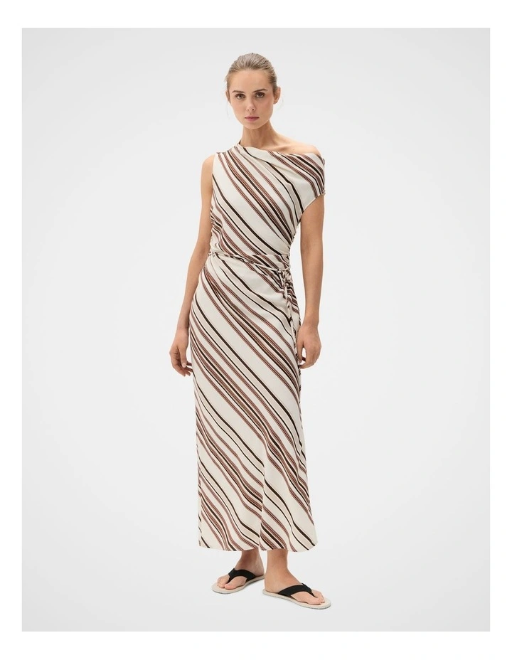 Drape Off Shoulder Maxi Dress image 1