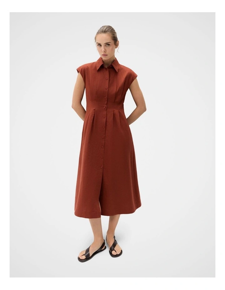 Collared Midi Dress image 1