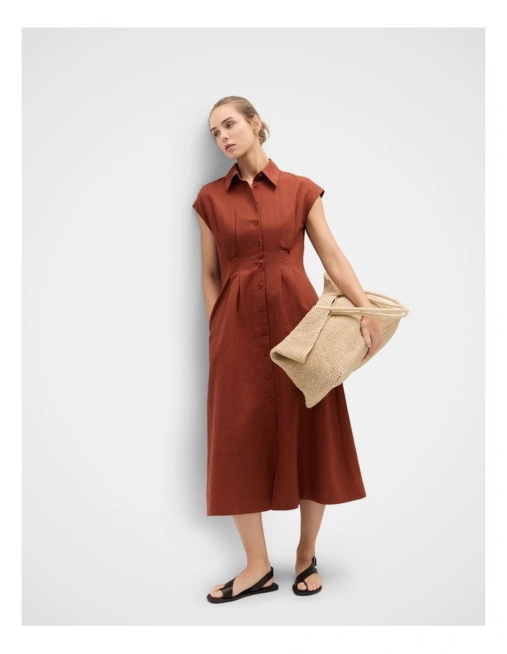 Collared Midi Dress image 3