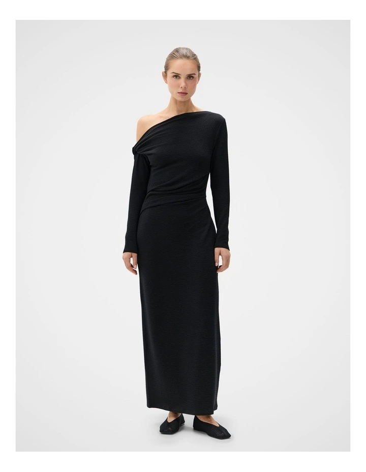 Textured Off Shoulder Dress image 1