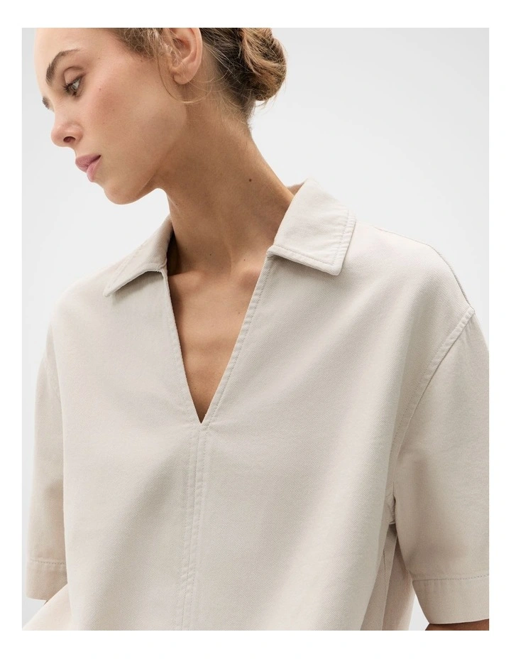 Relaxed Denim Pullover image 4