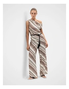 Stripe Pull On Pant