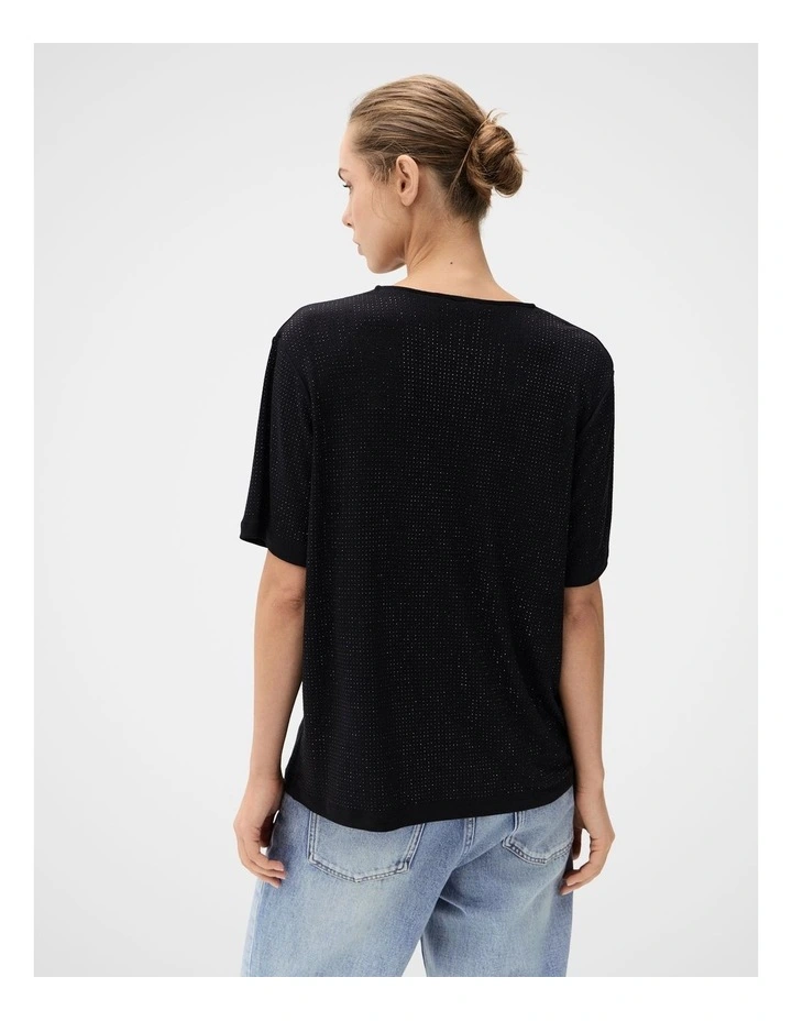 Metallic Crew Tee image 2