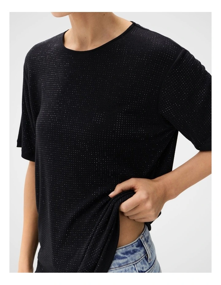 Metallic Crew Tee image 4