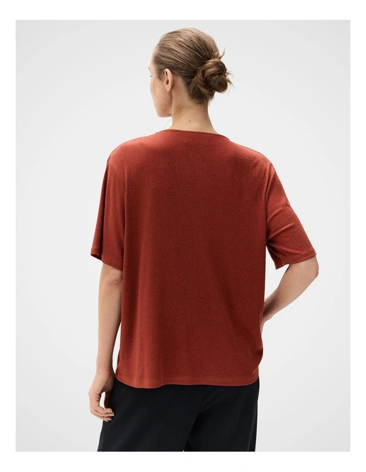 Metallic Crew Tee image 2
