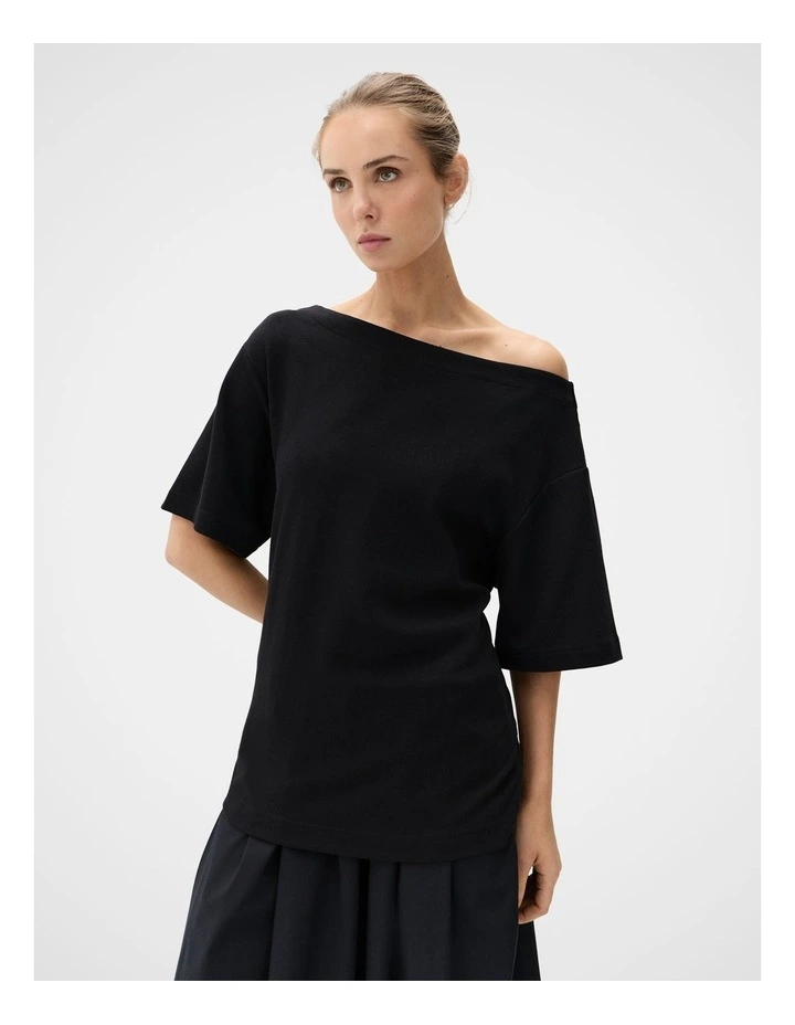 Relaxed Off Shoulder Tee image 1