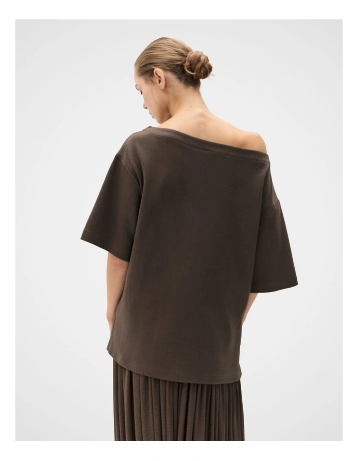 Relaxed Off Shoulder Tee image 2