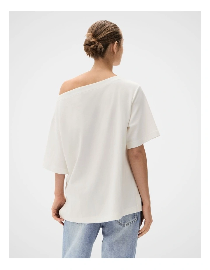 Relaxed Off Shoulder Tee image 2
