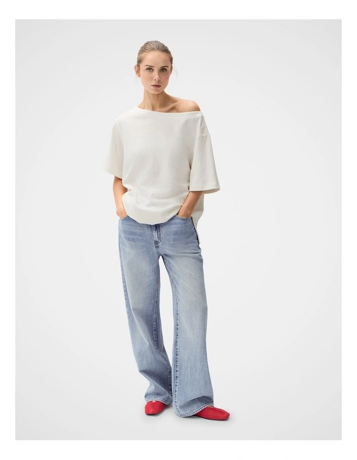 Relaxed Off Shoulder Tee image 3