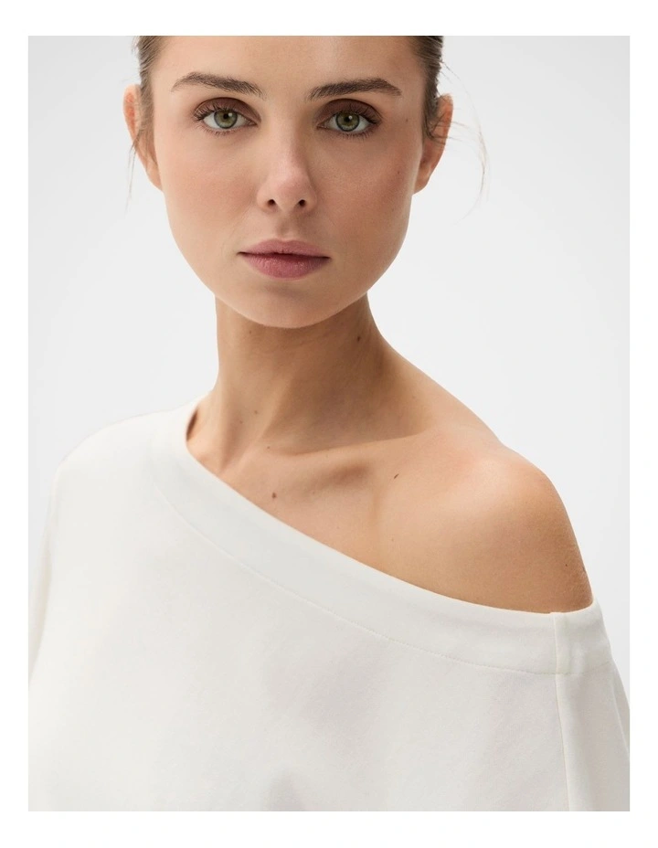Relaxed Off Shoulder Tee image 4