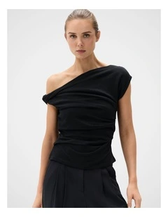 Textured Off Shoulder Top