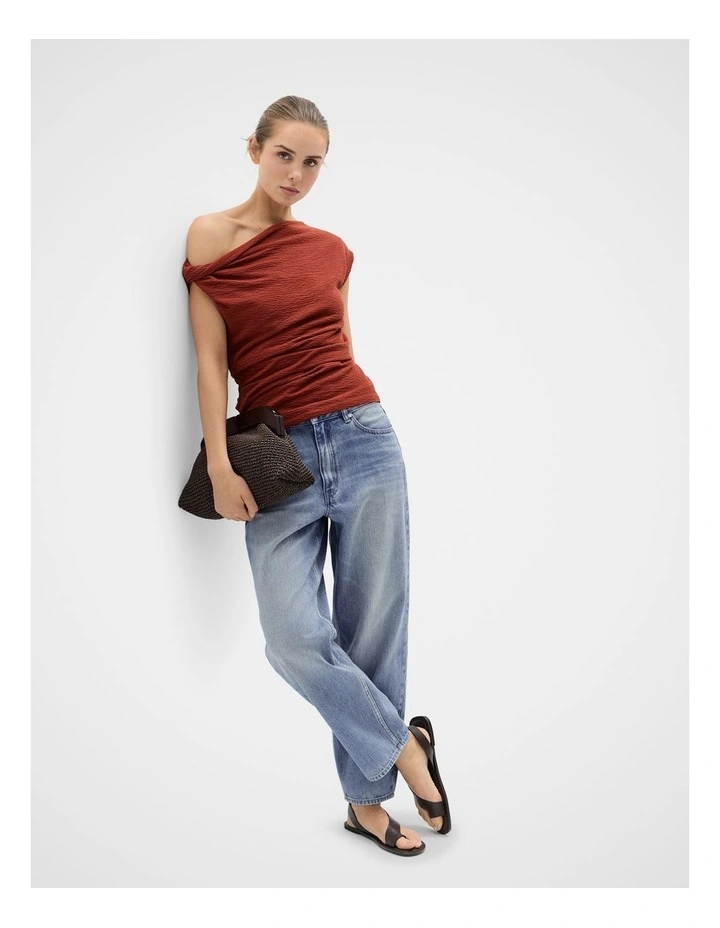 Textured Off Shoulder Top image 3