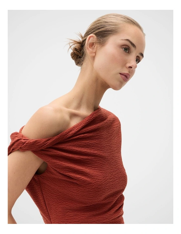 Textured Off Shoulder Top image 4