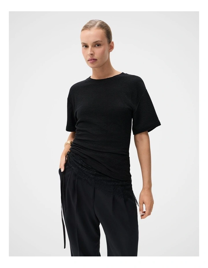 Textured Tuck Detail Tee image 1