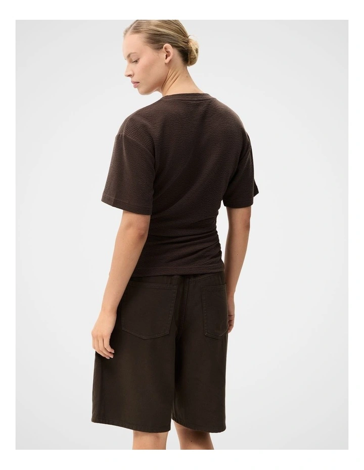 Textured Tuck Detail Tee image 2