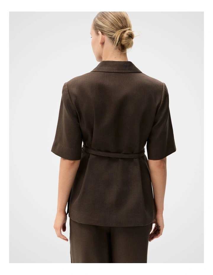 Relaxed Linen Blazer image 2