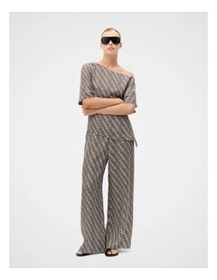Geo Pull On Pant