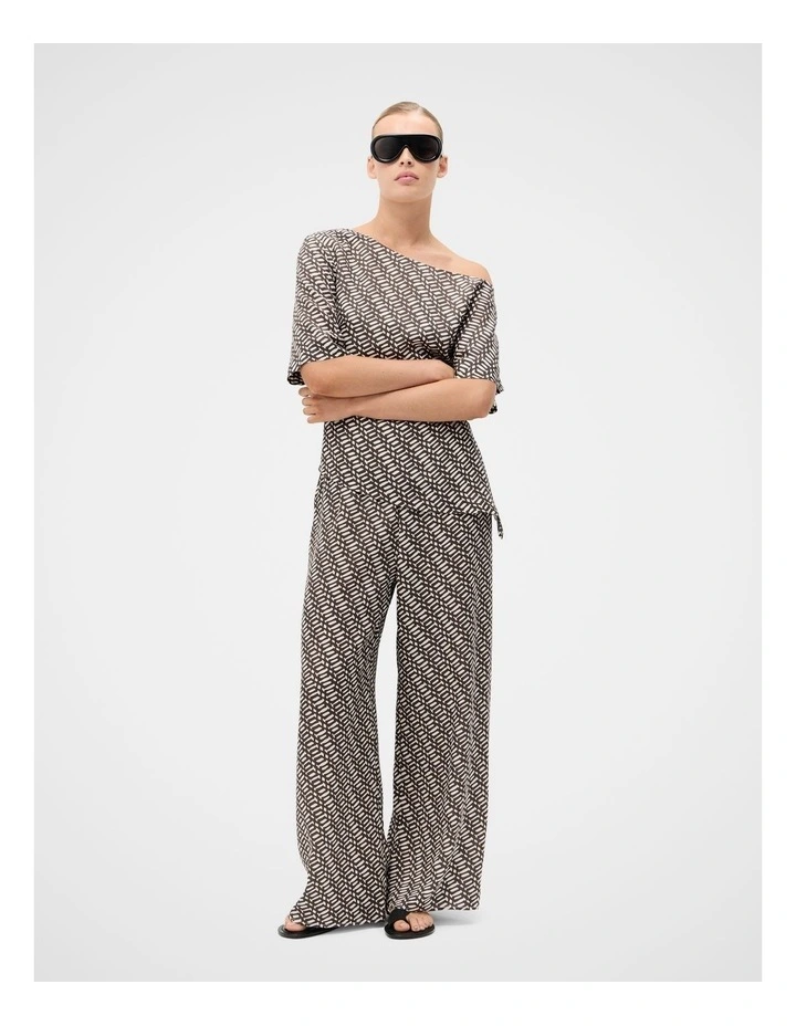 Geo Pull On Pant image 1