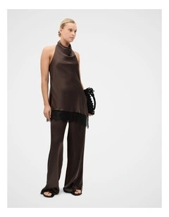 Satin Wide Leg Pant