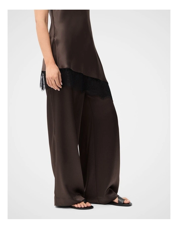 Satin Wide Leg Pant image 3