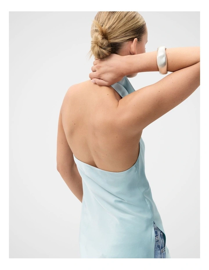 Lace Trim Halter Top image 2