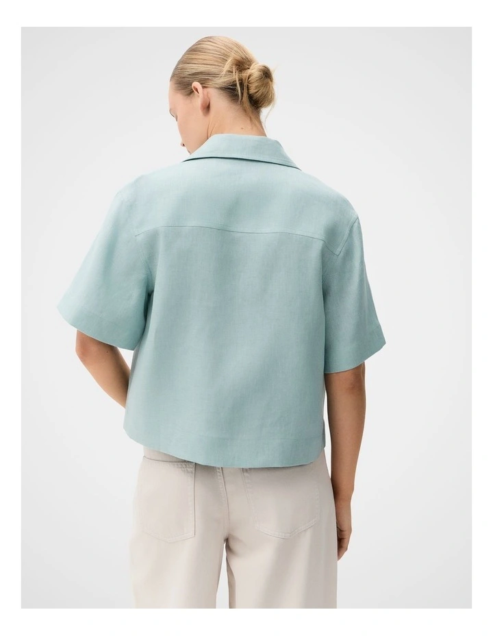Linen Utility Shirt image 2