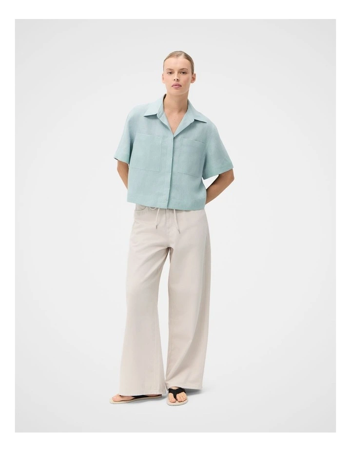 Linen Utility Shirt image 3