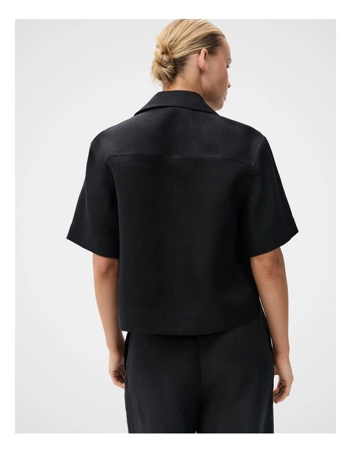 Linen Utility Shirt image 2