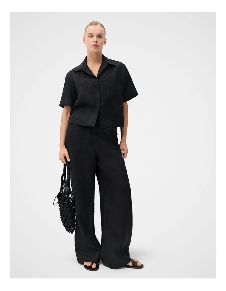 Linen Utility Shirt image 3