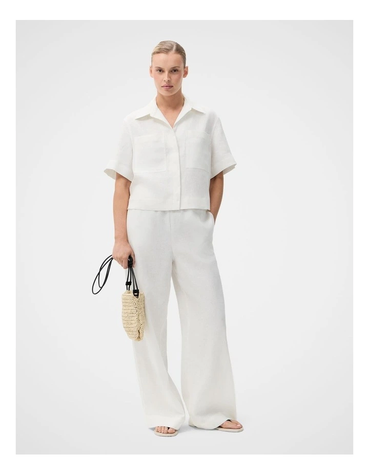Linen Utility Shirt image 3