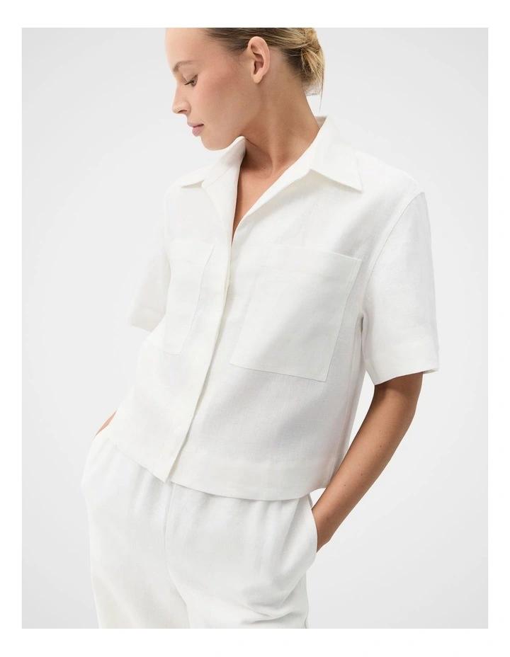 Linen Utility Shirt image 4