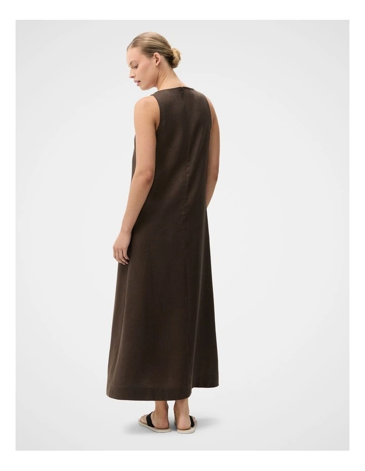 Linen Sleeveless Maxi Dress image 2