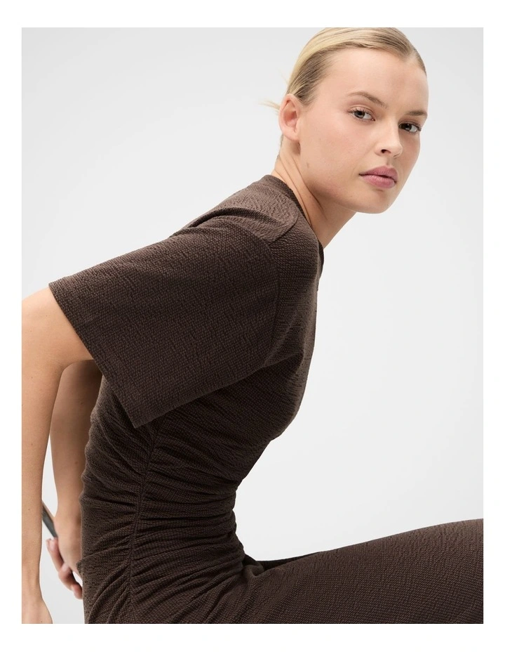 Textured Tuck Detail Dress image 4