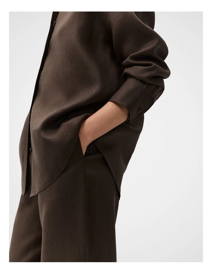 Essential Linen Wide Leg Pant image 4