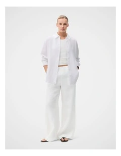 Essential Linen Wide Leg Pant